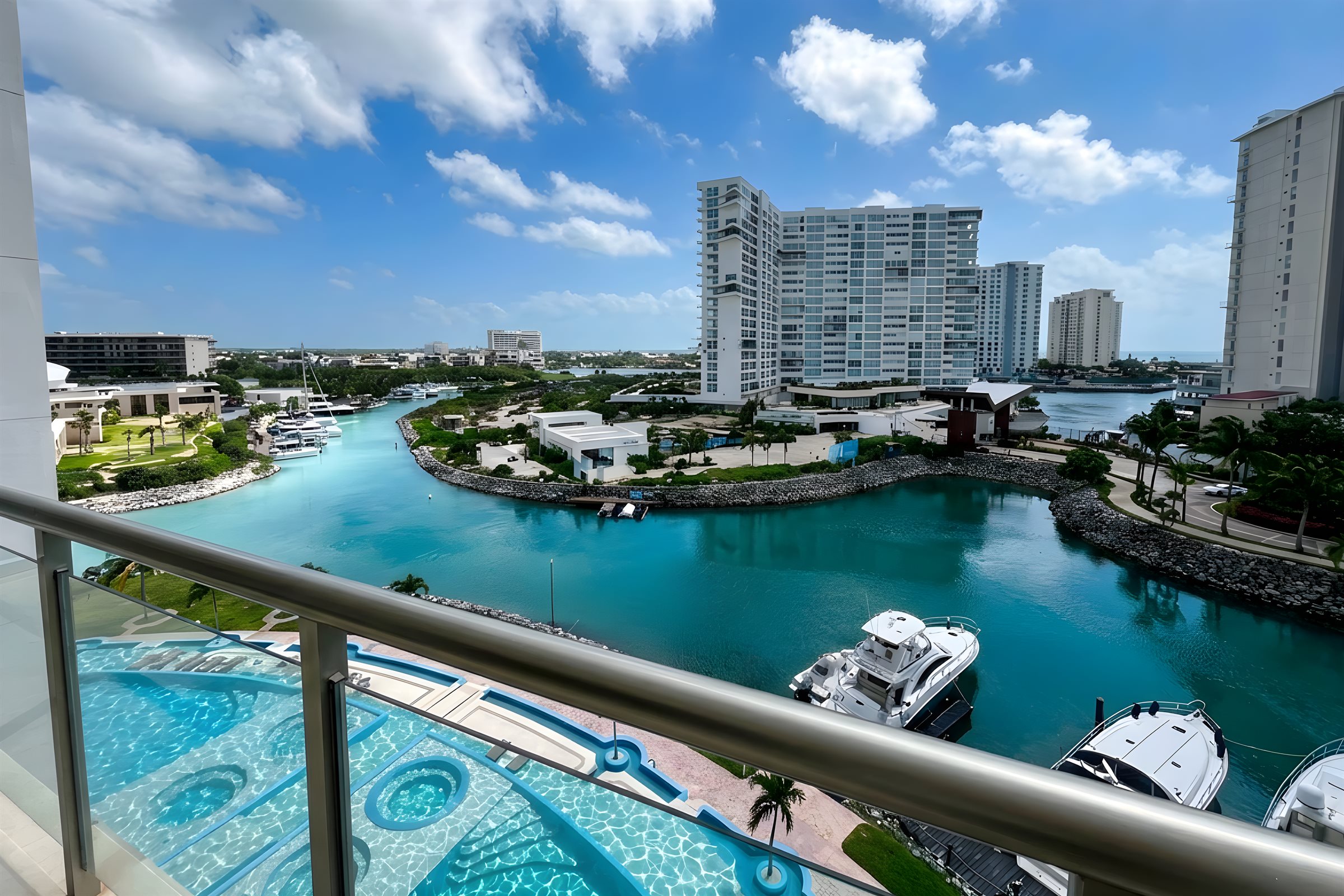 Departamento en renta Puerto Cancún Maioris Marina Residences departamento 61